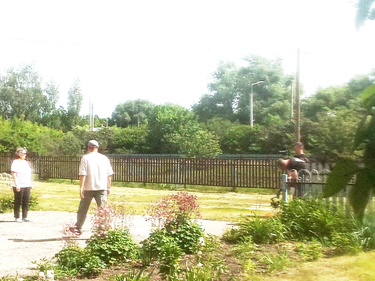 Снимали передачу.